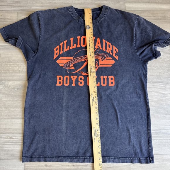 Y2K Billionaire Boys Club Navy Orange‎ Rocket Astronaut T-Shirt Men’s XL - Picture 6 of 9